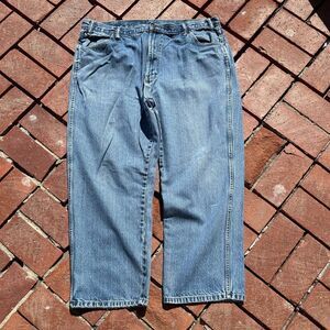Vintage Dickies Baggy Jeans Adult 34x30 Wide Leg Skater Grunge 90s Faded